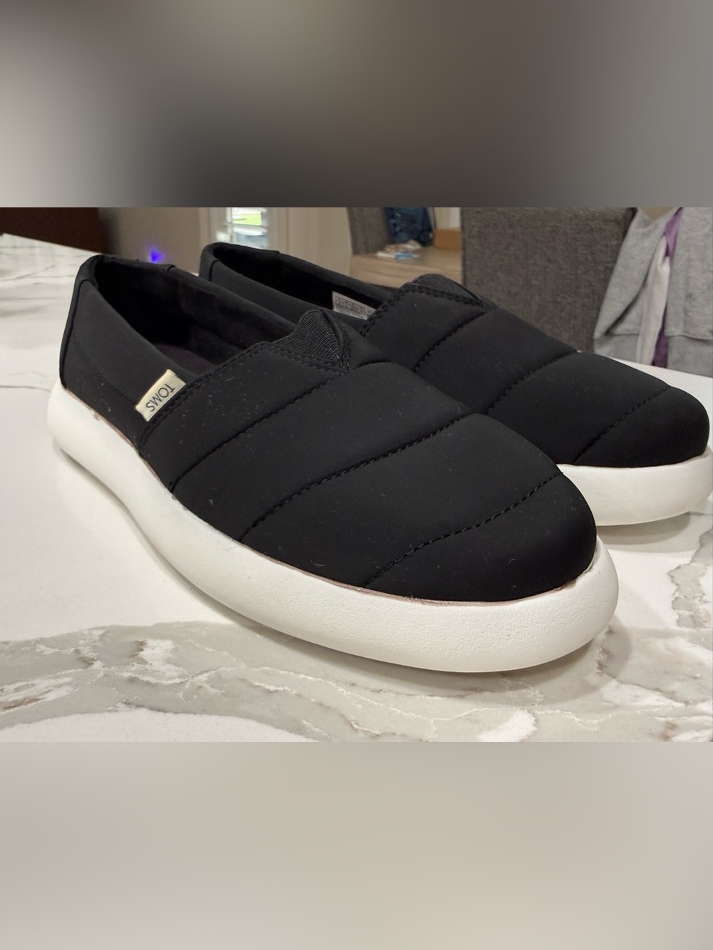 TOMS Alpargata Mallow Puffer Slip-On Slipper / Sneaker